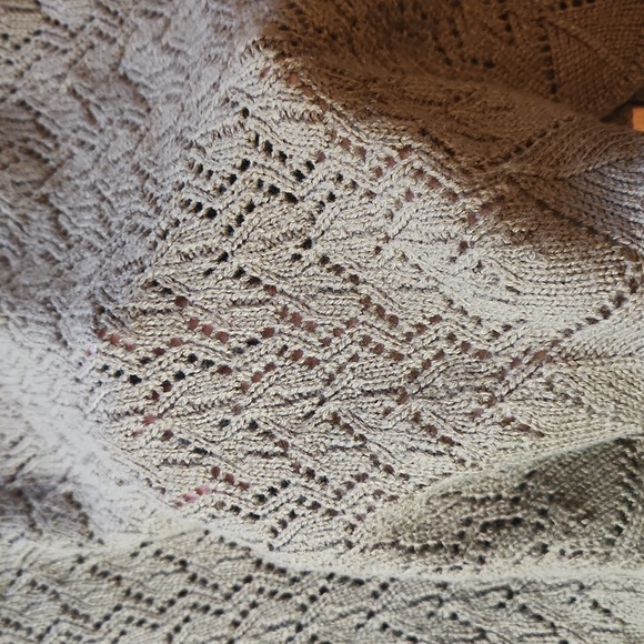 🎁Debbie Morgan - Rounded Collar Knit Sweater- Brown - sz L - Picture 5 of 10